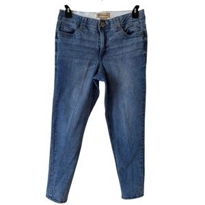 Democracy Jeans Womens Blue Slim  Ab Technology Stretch Denim SZ 12